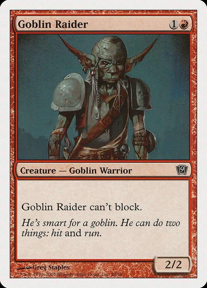 Goblin Raider 「9ED/S8」「EN」