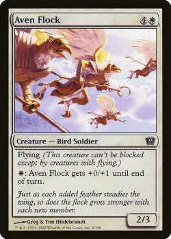 Aven Flock #4★ · Magic: The Gathering