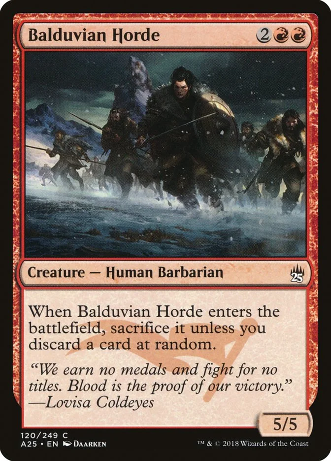 Balduvian Horde 「A25/120」「EN」
