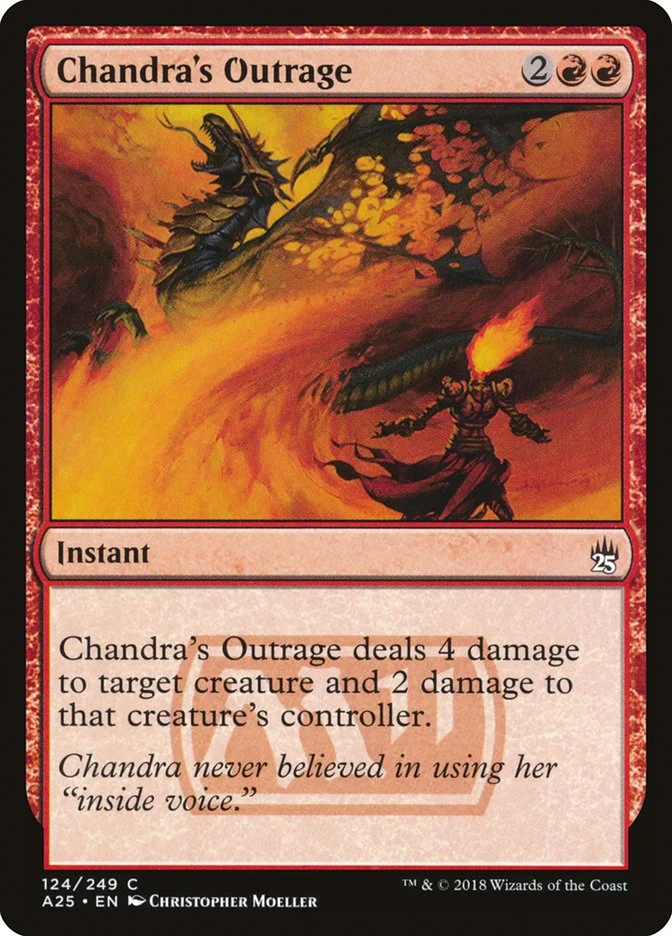 Chandra's Outrage 「A25/124」「EN」
