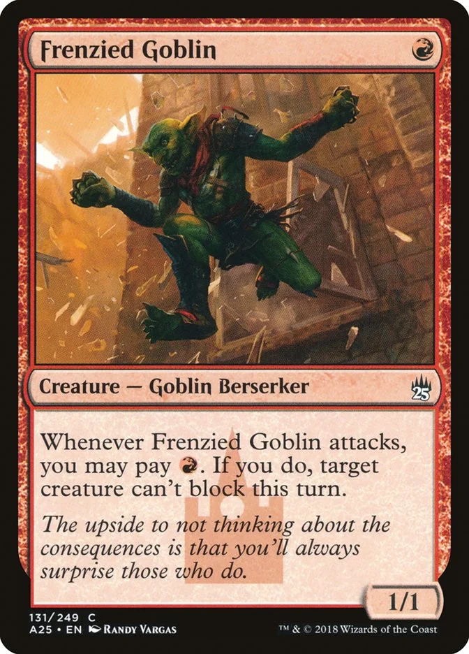 Frenzied Goblin 「A25/131」「EN」