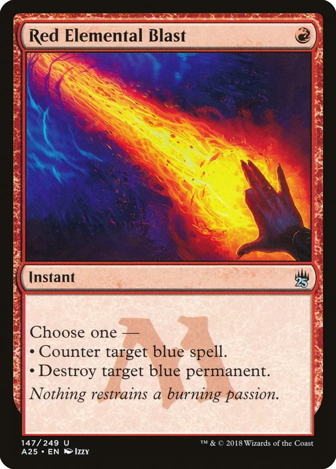 Red Elemental Blast 「A25/147」「EN」