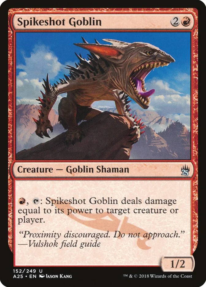 Spikeshot Goblin 「A25/152」「EN」