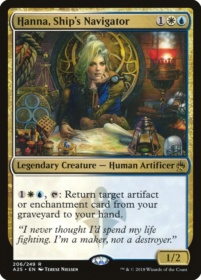 Hanna, Ship's Navigator 「A25/206」「EN」