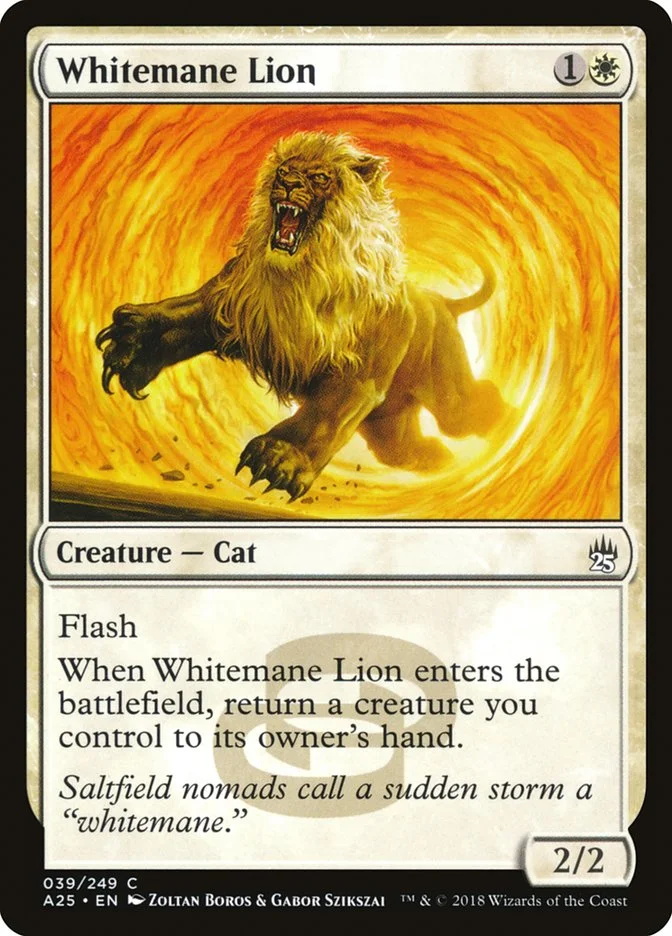 Whitemane Lion 「A25/39」「EN」