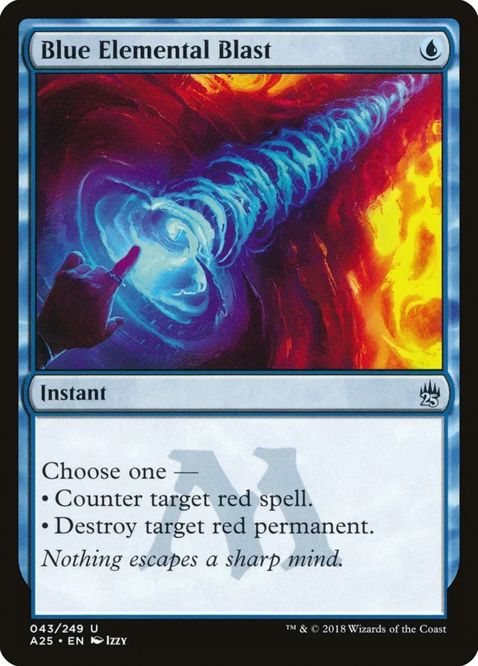 Blue Elemental Blast 「A25/43」「EN」