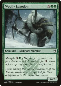 Woolly Loxodon #195 · Magic: The Gathering