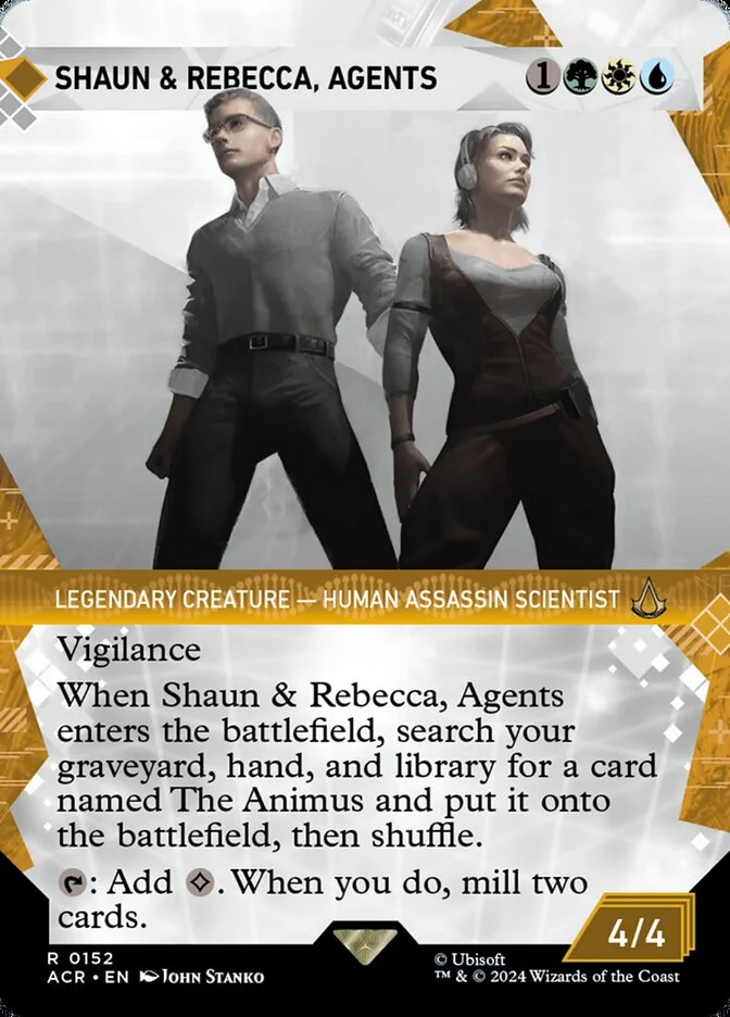 Shaun & Rebecca, Agents 「ACR/152」「EN」