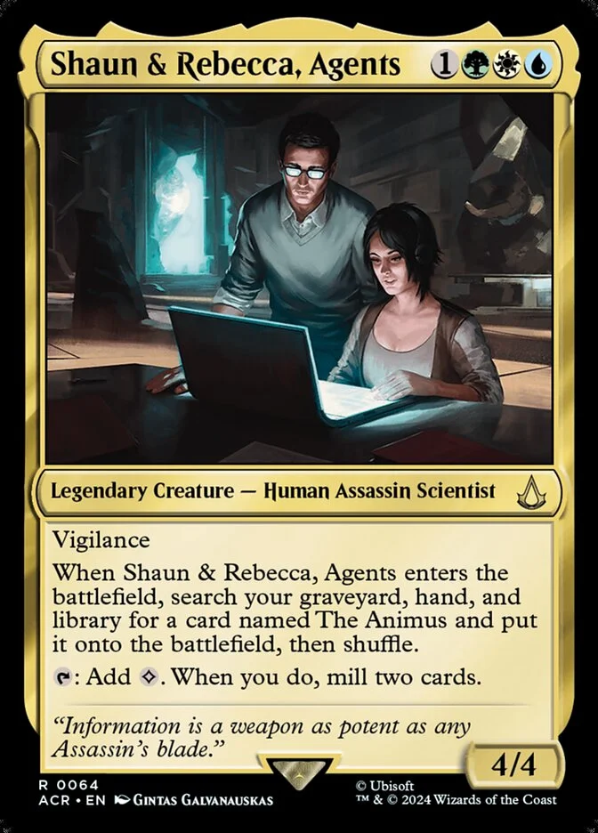 Shaun & Rebecca, Agents 「ACR/64」「EN」