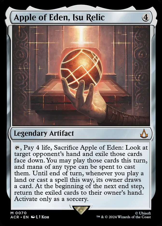 Apple of Eden, Isu Relic 「ACR/70」「EN」