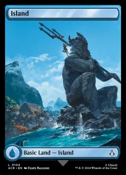 Island #104 · Magic: The Gathering