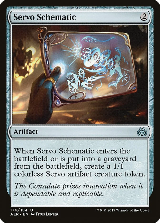 Servo Schematic 「AER/176」「EN」