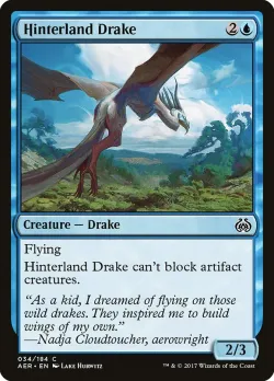 Hinterland Drake #34 · Magic: The Gathering