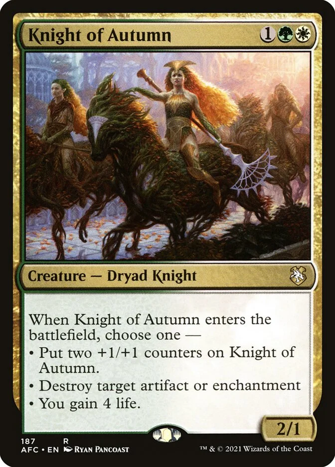 Knight of Autumn 「AFC/187」「EN」