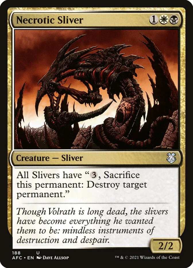 Necrotic Sliver 「AFC/188」「EN」