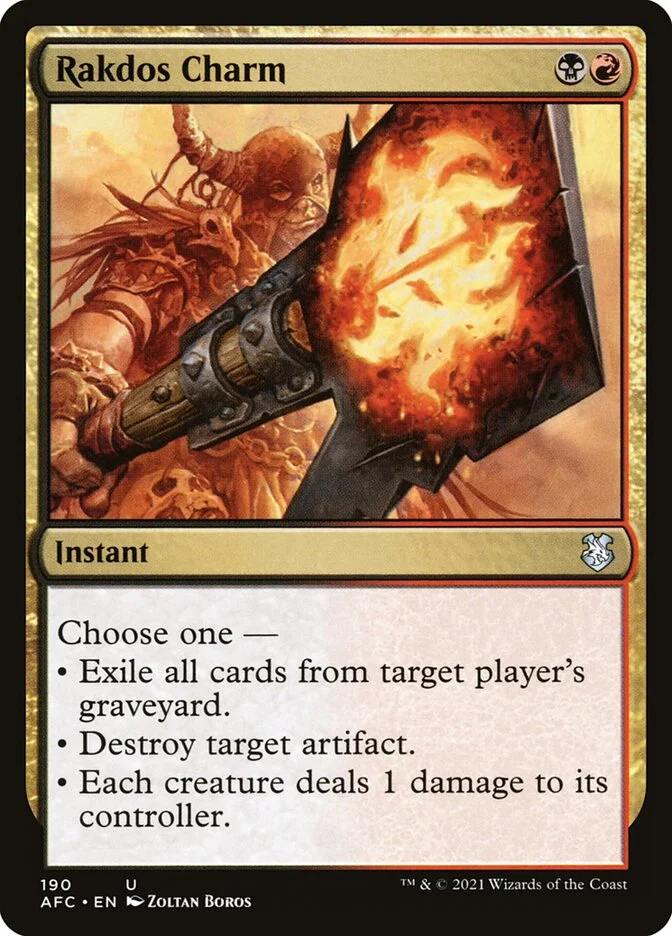 Rakdos Charm 「AFC/190」「EN」