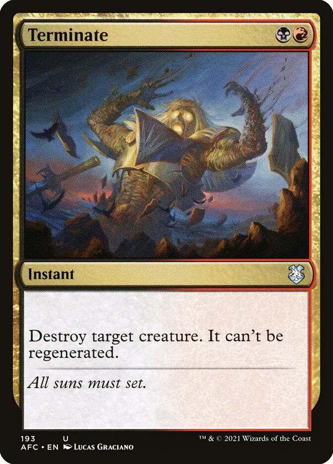 Terminate 「AFC/193」「EN」