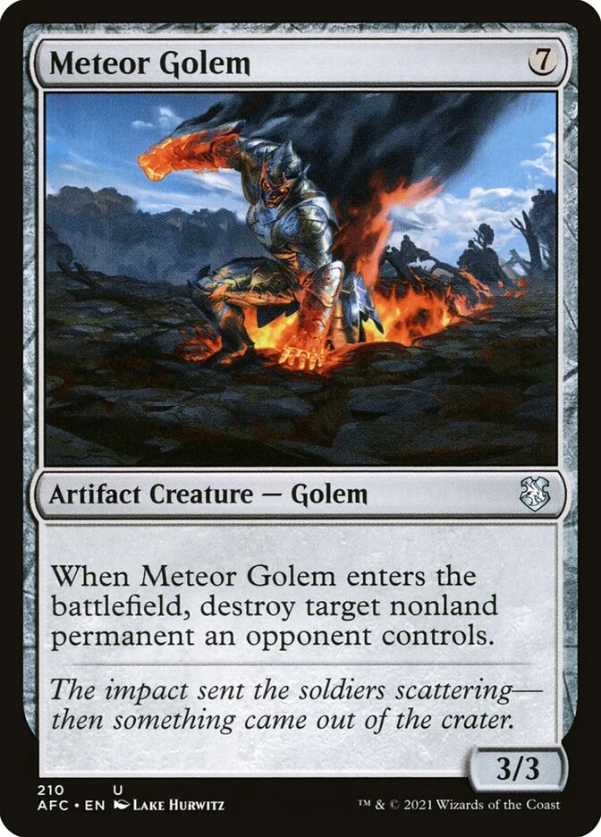 Meteor Golem 「AFC/210」「EN」