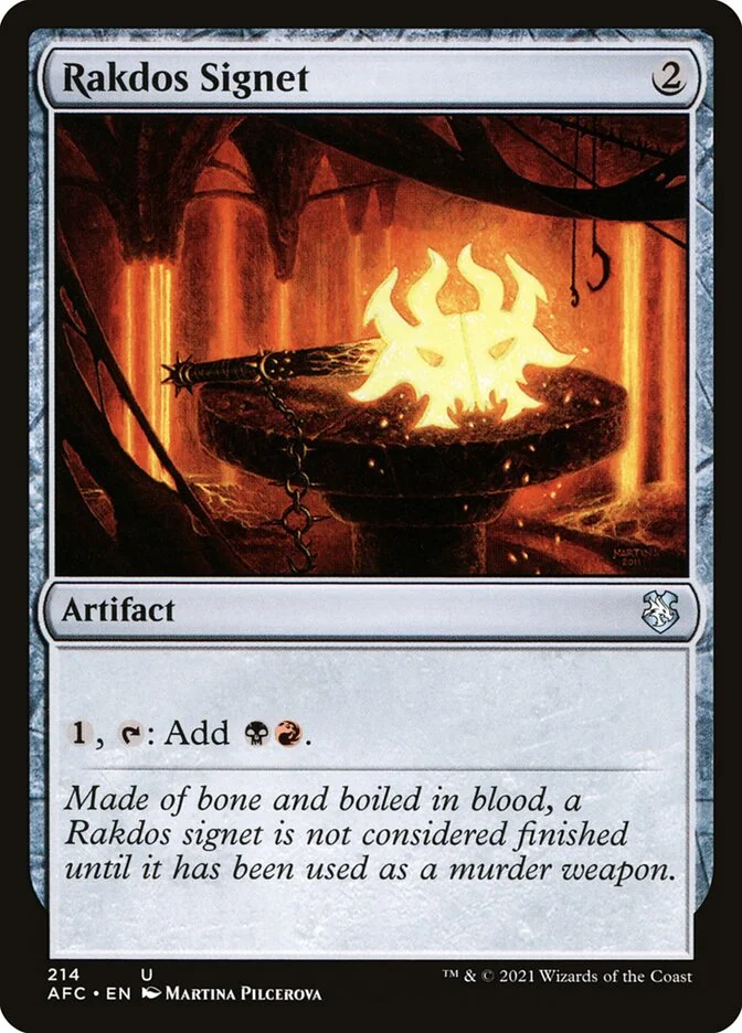 Rakdos Signet 「AFC/214」「EN」