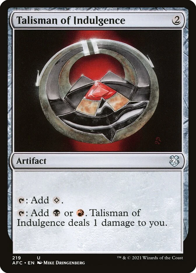 Talisman of Indulgence 「AFC/219」「EN」
