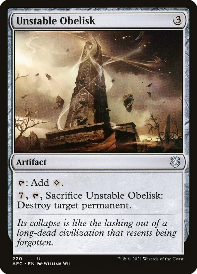 Unstable Obelisk 「AFC/220」「EN」