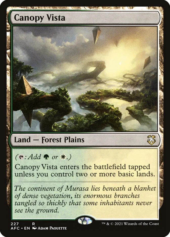 Canopy Vista 「AFC/227」「EN」
