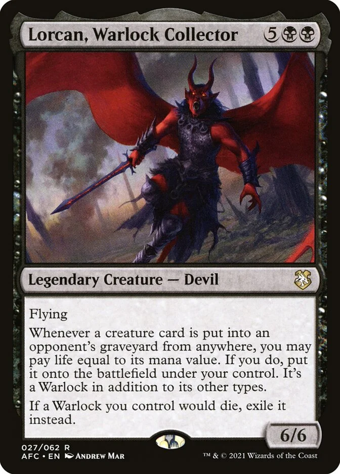 Lorcan, Warlock Collector 「AFC/27」「EN」
