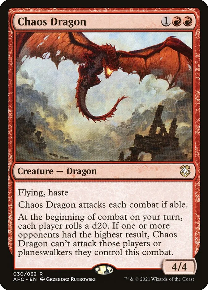 Chaos Dragon 「AFC/30」「EN」