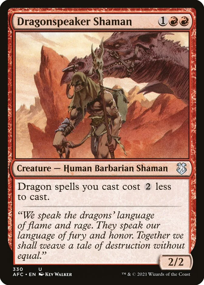 Dragonspeaker Shaman 「AFC/330」「EN」