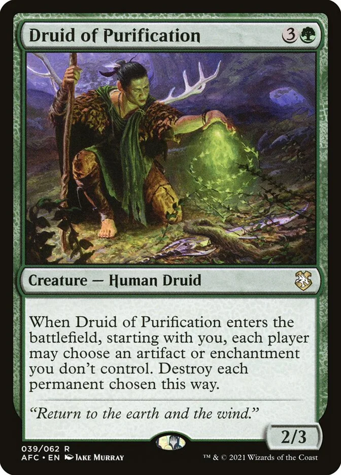 Druid of Purification 「AFC/39」「EN」