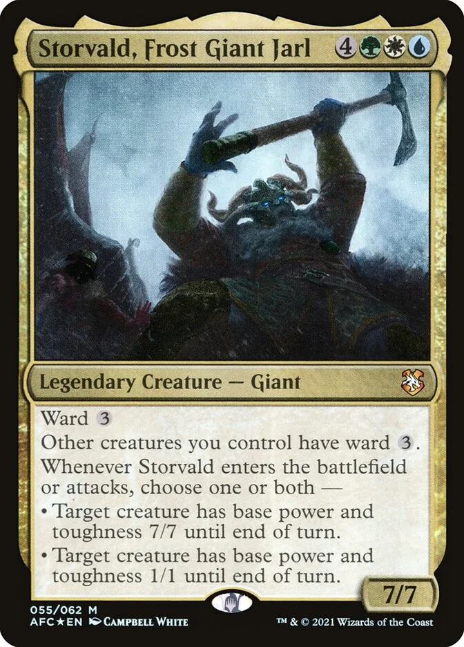 Storvald, Frost Giant Jarl 「AFC/55」「EN」