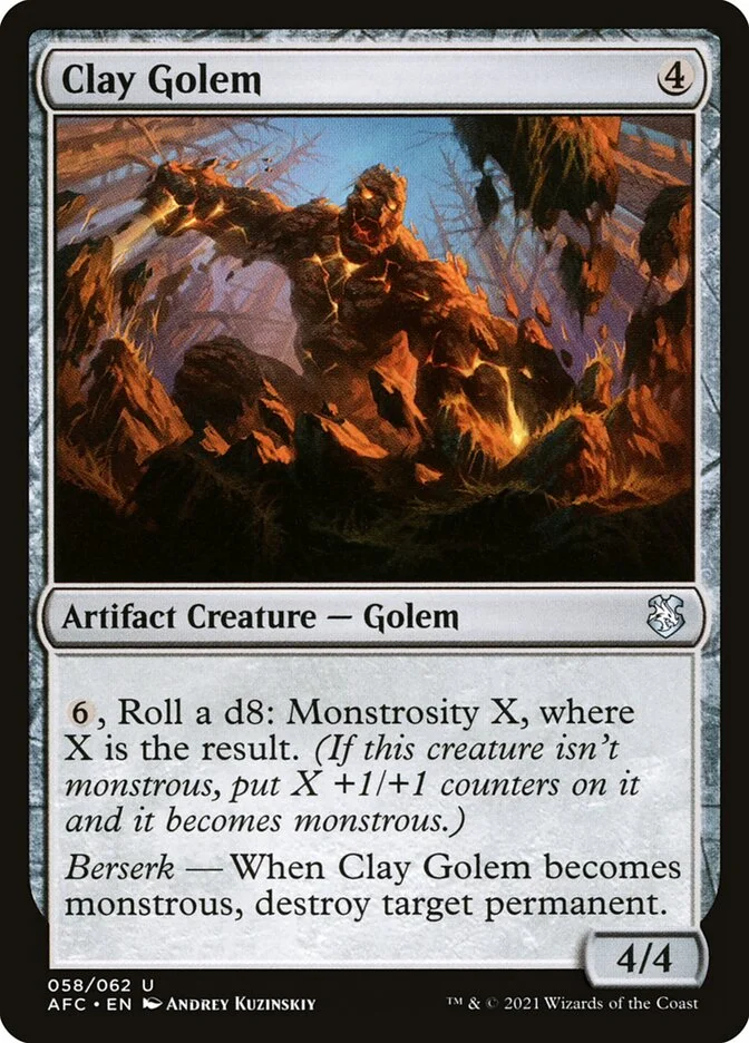Clay Golem 「AFC/58」「EN」