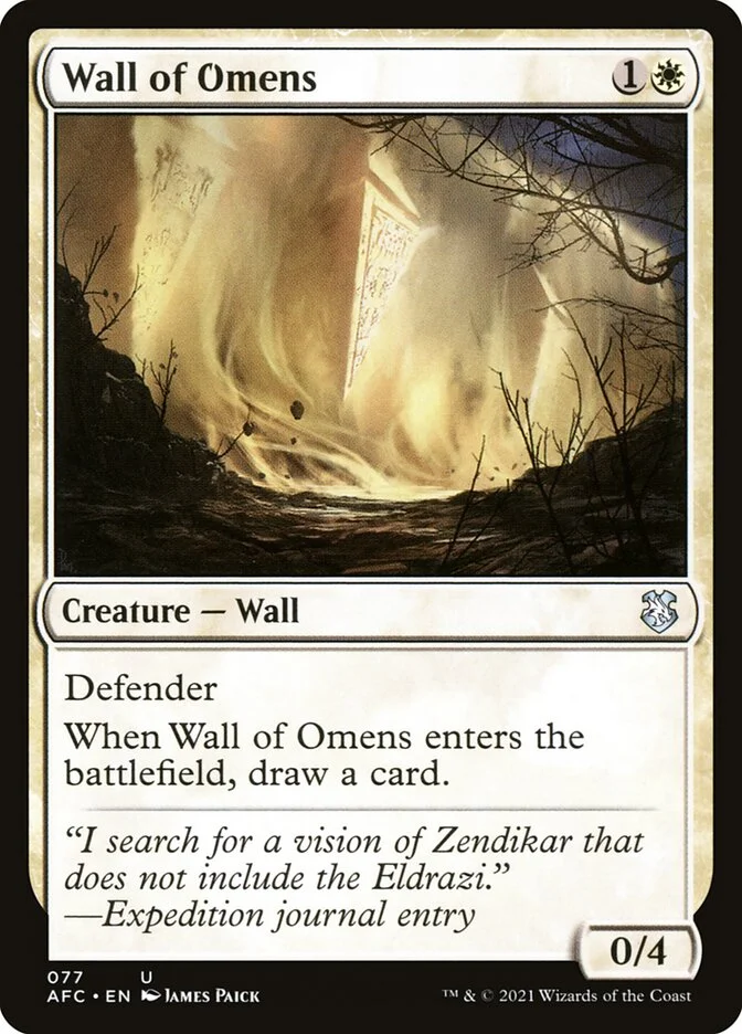 Wall of Omens 「AFC/77」「EN」