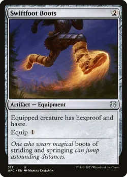 Swiftfoot Boots #217 · Magic: The Gathering