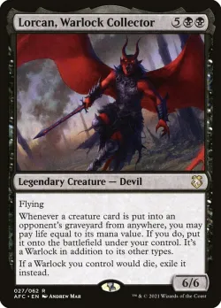Lorcan, Warlock Collector #27 · Magic: The Gathering