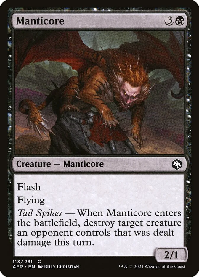 Manticore 「AFR/113」「EN」