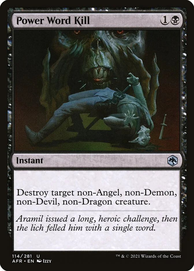 Power Word Kill 「AFR/114」「EN」