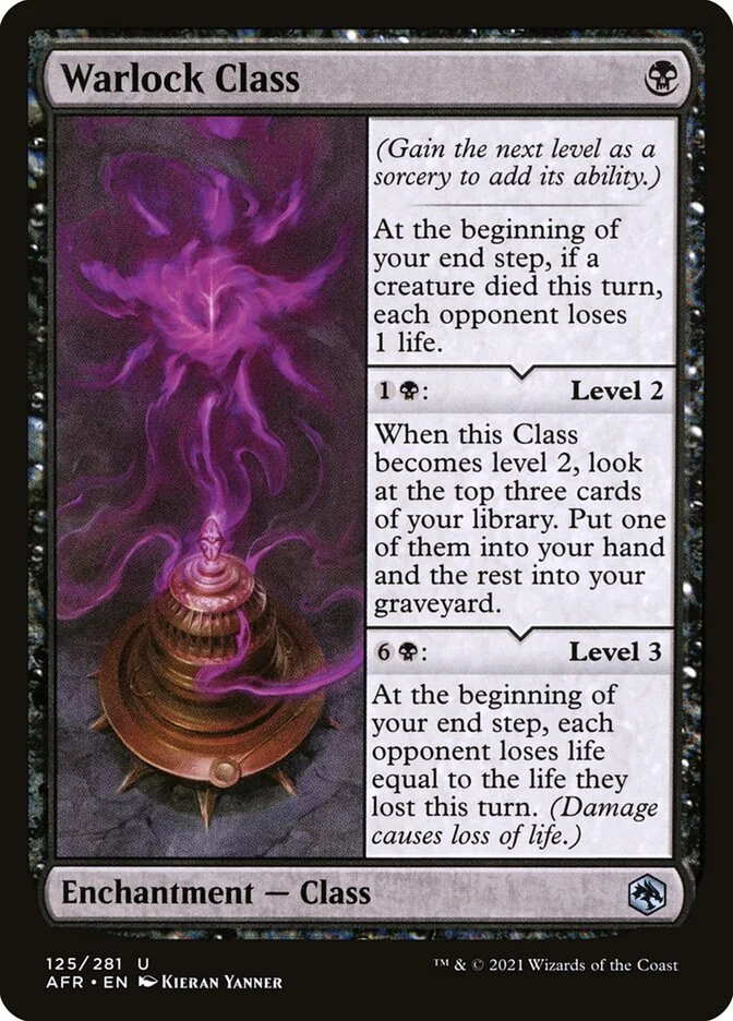 Warlock Class 「AFR/125」「EN」