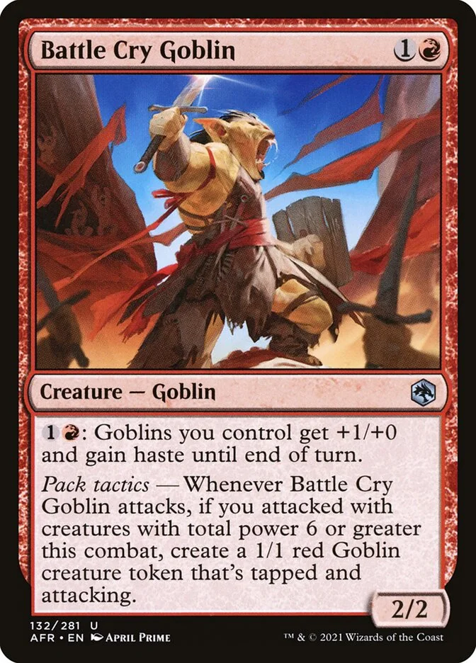 Battle Cry Goblin 「AFR/132」「EN」