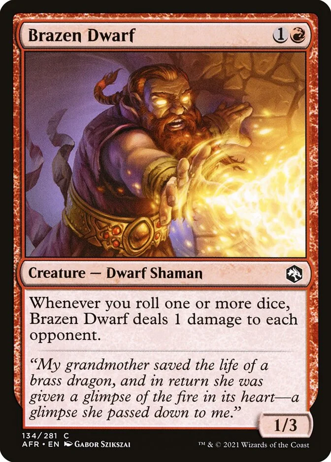 Brazen Dwarf 「AFR/134」「EN」