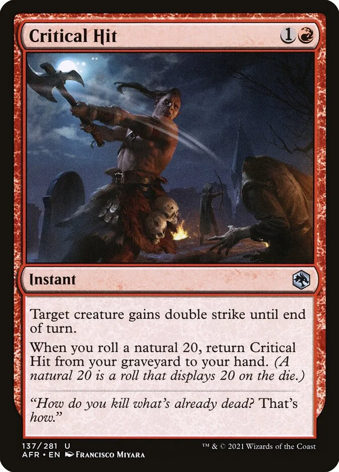 Critical Hit 「AFR/137」「EN」