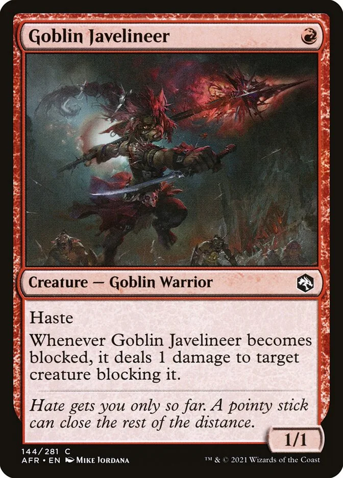 Goblin Javelineer 「AFR/144」「EN」