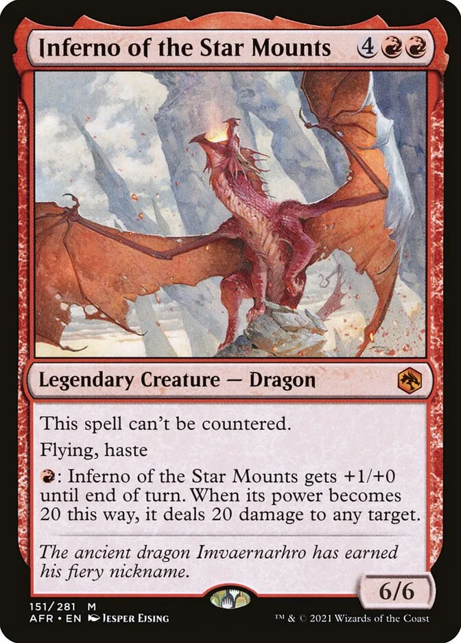 Inferno of the Star Mounts 「AFR/151」「EN」