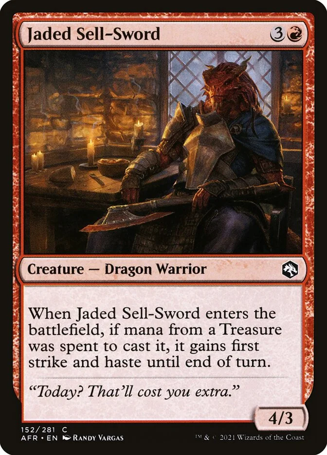 Jaded Sell-Sword 「AFR/152」「EN」