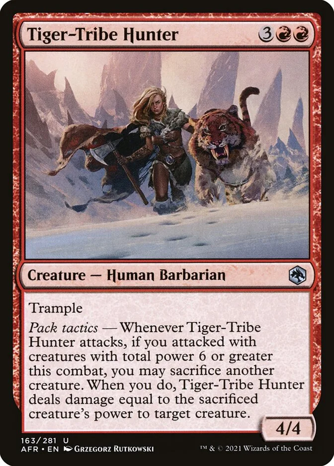 Tiger-Tribe Hunter 「AFR/163」「EN」