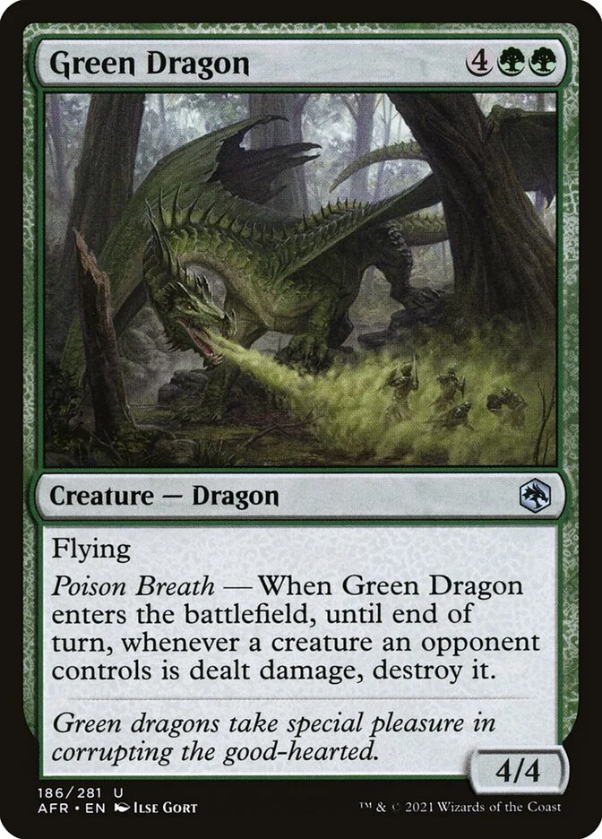 Green Dragon 「AFR/186」「EN」