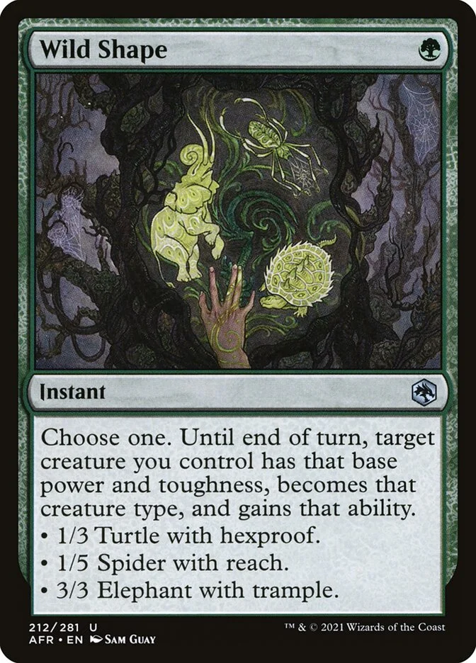Wild Shape 「AFR/212」「EN」