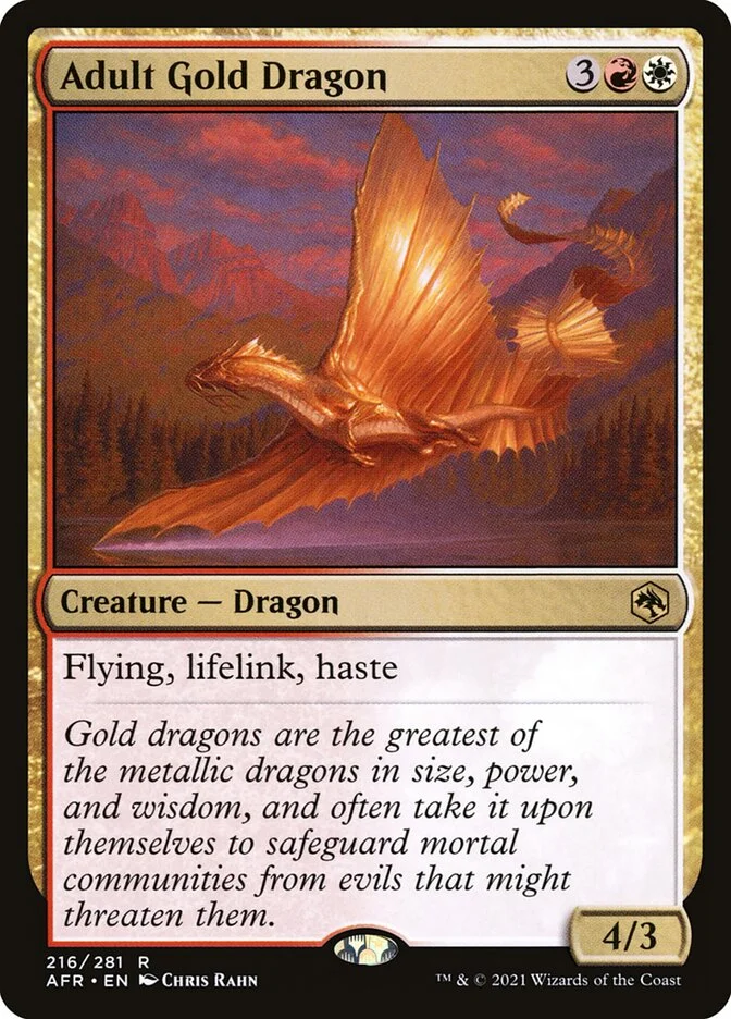 Adult Gold Dragon 「AFR/216」「EN」