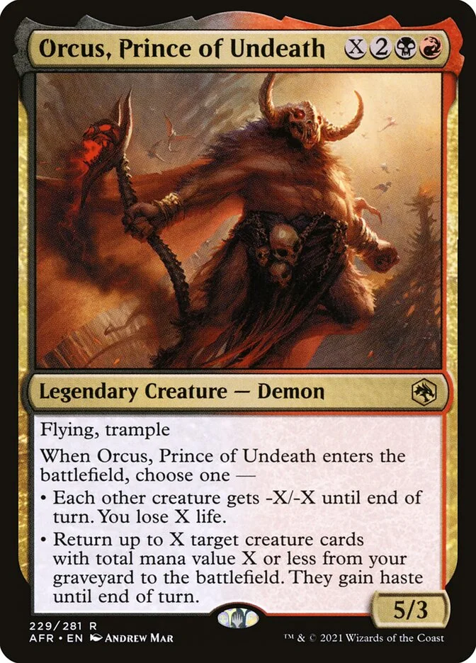 Orcus, Prince of Undeath 「AFR/229」「EN」