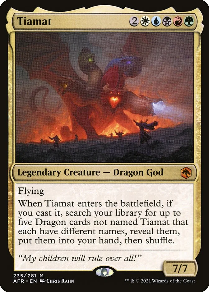 Tiamat 「AFR/235」「EN」